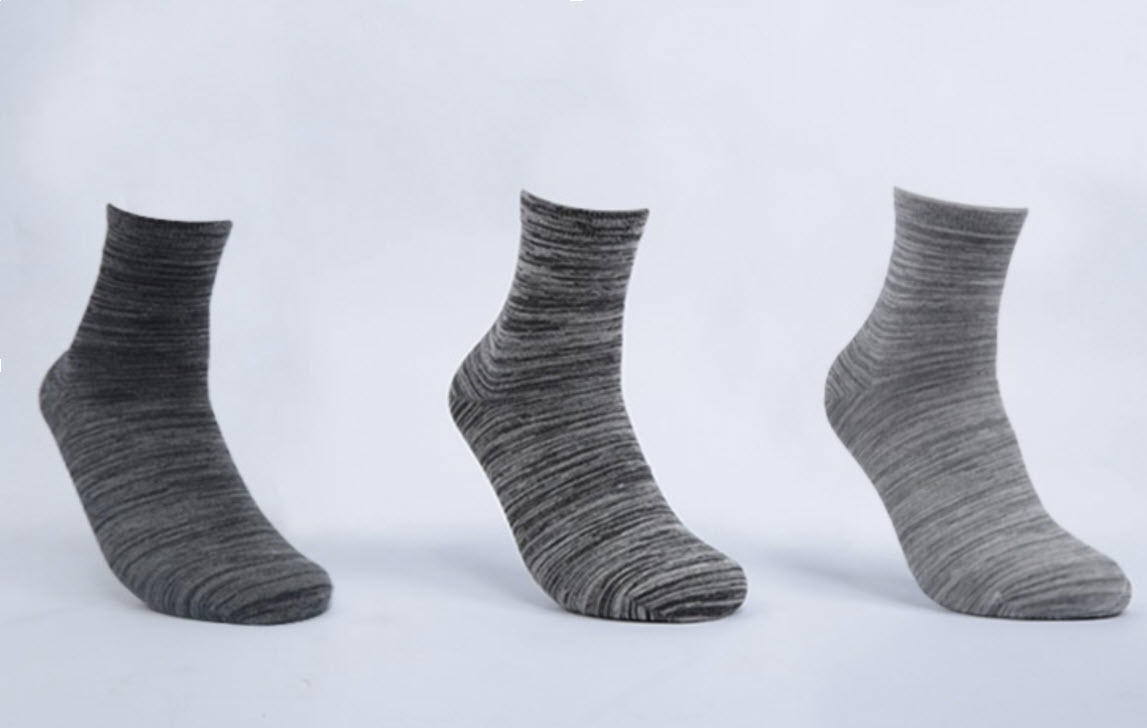 4 feet silver socks 2