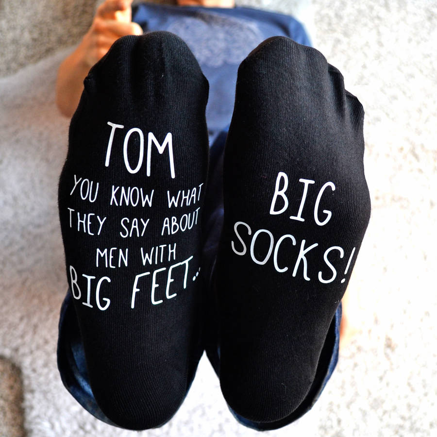 socks big feet 1